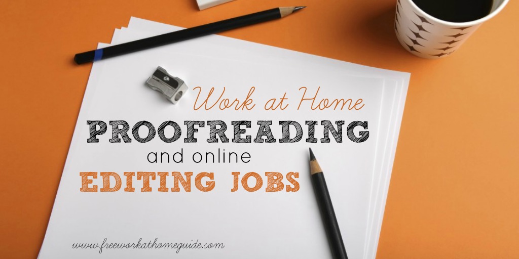 proofreading at home jobs