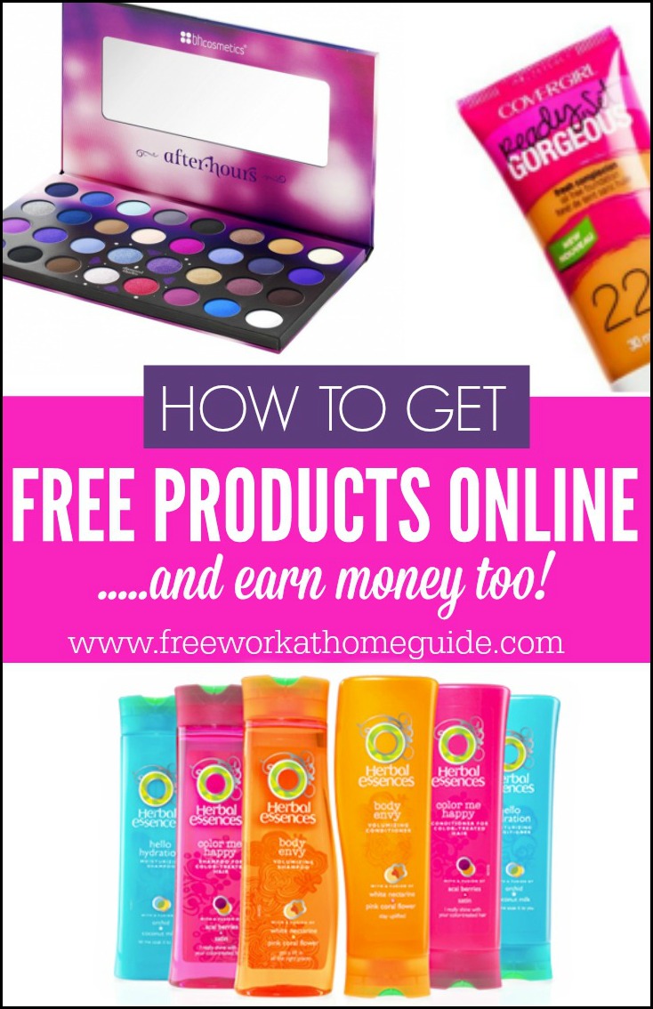 how-to-get-free-products-online-and-earn-money-free-work-at-home-guide